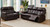 Pelle Recliner Sofa Set 3+2 Brown
