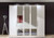 Berlin Fixed Door Wardrobe with Wooden and Mirror Doors by WEIMANN