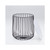 Enzo Small Cage Lamp Table Black Frame Marble Top