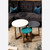 Jasper Nest of Tables Solid Oak-Funky Coloured Tops