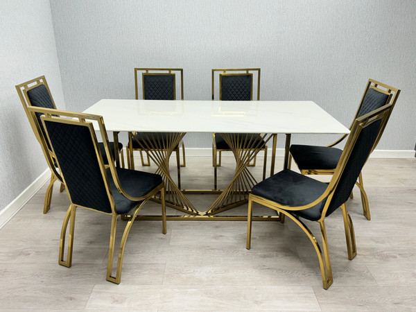 Amelia White Ceramic 180cm Table
