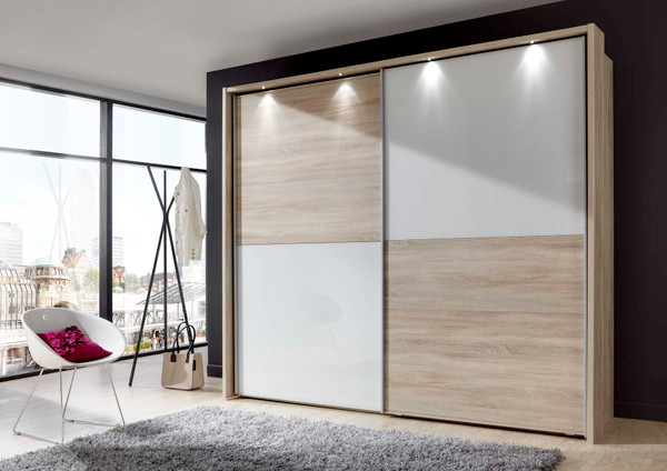 Berlin Sliding Door Wardrobe 4 Door Panels (217 cm Height) by WEIMANN