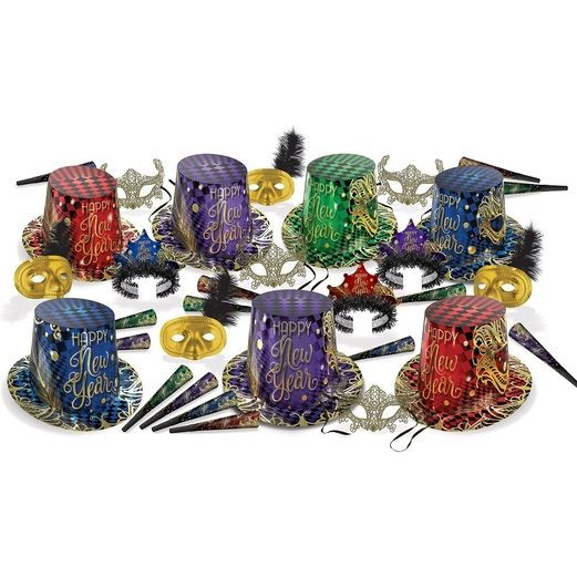 Midnight Masquerade for 50 | Fiesta Party Supplies