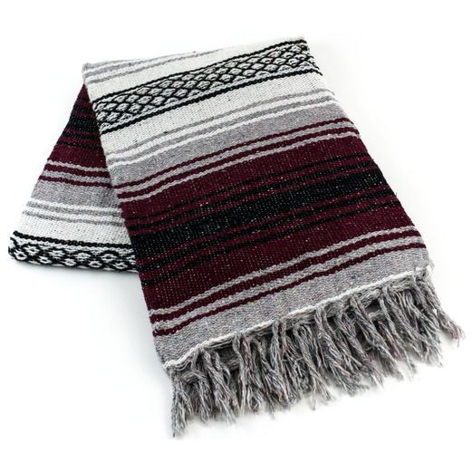 Burgundy Mexican Blanket Fiesta Party Supplies