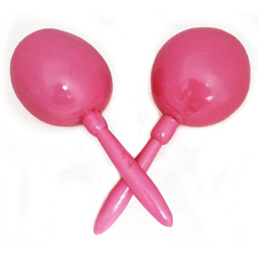 【箱付き】Kamerian. Māra マーラ LUCKY PINK Plain Pink Maracas | Fiesta Party Supplies
