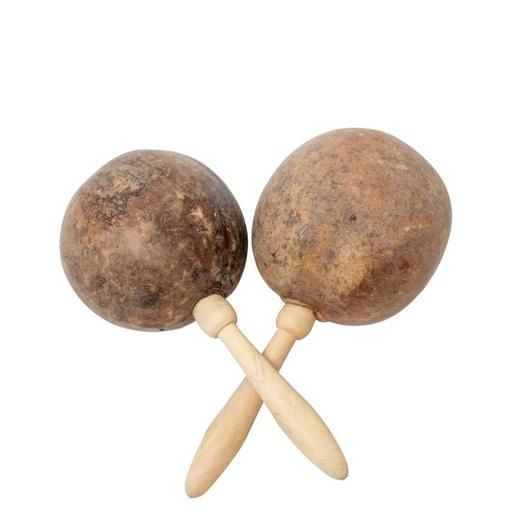 Natural Unpainted Maracas | Fiesta Party Supplies LP 394 [Macho