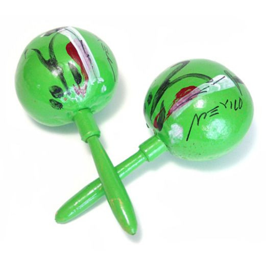Lime Green Maracas | Fiesta Party Supplies