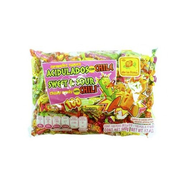 DeLaRosa Chewy Chili Candy 100 | Fiesta Party Supplies