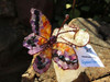 Beautiful Hand Crafted  Gemstone Butterfly with Rose