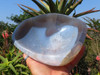Polished Agate Crystal Bowl from Madagascar