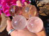 Polished Clear Crystal Spheres / Balls - Madagascar