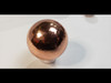 2" (50 mm) Copper Sphere - Ball - High Polish Finish