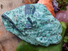 Blue Kyanite in Green Fuschite Matrix - Mineral Specimen