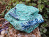 Blue Kyanite in Green Fuschite Matrix - Mineral Specimen