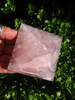 Polished Rose Quartz Crystal Pyramids  - Madagascar - Grab Bag