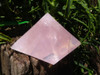 Polished Rose Quartz Crystal Pyramids  - Madagascar - Grab Bag