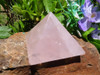 Polished Rose Quartz Crystal Pyramids  - Madagascar - Grab Bag