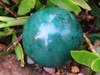 Dark Emerald Green Swaziland Polished Jade Sphere - Crystal Ball