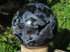Polished Indigo Gabbro Spheres from Madagascar