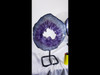 Amethyst Crystal Ring  on Iron Stand -  Polished  - Excellent Color