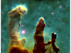 Gas Pillars of The Eagle Nebula - 24" x 36" Poster