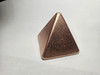 Solid Copper Pyramid - 1.675 inches -Brushed Finish