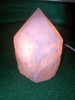 Top Polished Point Rose Quartz Lamp