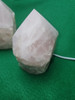 Top Polished Point Rose Quartz Lamp