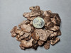 Natural Native Copper Hammered Flat Nuggets  - for Crafts and Collectors;  2 oz Lot