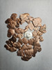 Natural Native Copper Hammered Flat Nuggets  - for Crafts and Collectors;  2 oz Lot