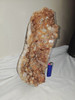 Citrine on Basalt - Cut Flat Base - Natural Edges - Over 12 inches tall - Brazil