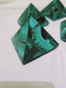 Malachite Mosaic - Polished Pyramid - 2.1" 