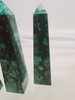 Malachite Mosaic Polished Obelisk - 6" 