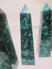 Malachite Mosaic Polished Obelisk - 6" 