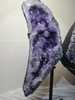 Beautiful Pair of Amethyst Church Crystal Cathedral Wings - 29" Tall 