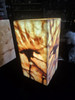 Beautiful Stone Onyx Table Lamp - 12" Tall - Rich Earthy Colors  - #2