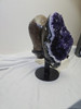 High Grade Uruguayan Amethyst Geodes on Rotating Stand