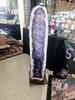  Amethyst Church Crystal Cathedral Geode Tower:  Great Purple Color - 42 inches Tall