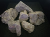 Hackmanite, feldspar, astrophyllite, etc; Tenebrescent UV reactive mineral specimen from Mont Saint-Hilaire, Quebec, Canada