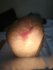 Natural Boulder Agate Geode Lamp. Cut and Polished Face. Natural Boulder Agate Geode Lamp. Cut and Polished Face.