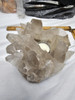 Natural Smokey Quartz Crystal Cluster - Tea Light Candle Holder - (Untreated)