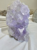Lavender Amethyst Cluster Mountain Lamp - Rough Brazilian Amethyst