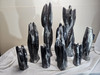 Orthoceras Tower / Sculpture - Hand Polished Fossil Sculptured Tower