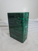 Malachite Box - Jewelry Box - Stash Box - Hinged Decorator Box - Hand Made Mosaic 