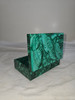 Malachite Box - Jewelry Box - Stash Box - Hinged Decorator Box - Hand Made Mosaic 