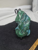 Large Polished Natural Botryoidal Chrysocolla and Malachite Specimen