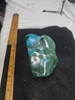 Large Polished Natural Botryoidal Chrysocolla and Malachite Specimen