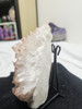 Natural Red Lithium Phantom Quartz Cluster from Brazil