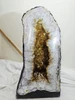 Citrine Church Crystal Cathedral Geode Cave Tower: 16" Tall