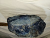 Artist Grade Wide Blue Boulder Agate Geode with Crystal Center - Book End Style Cut